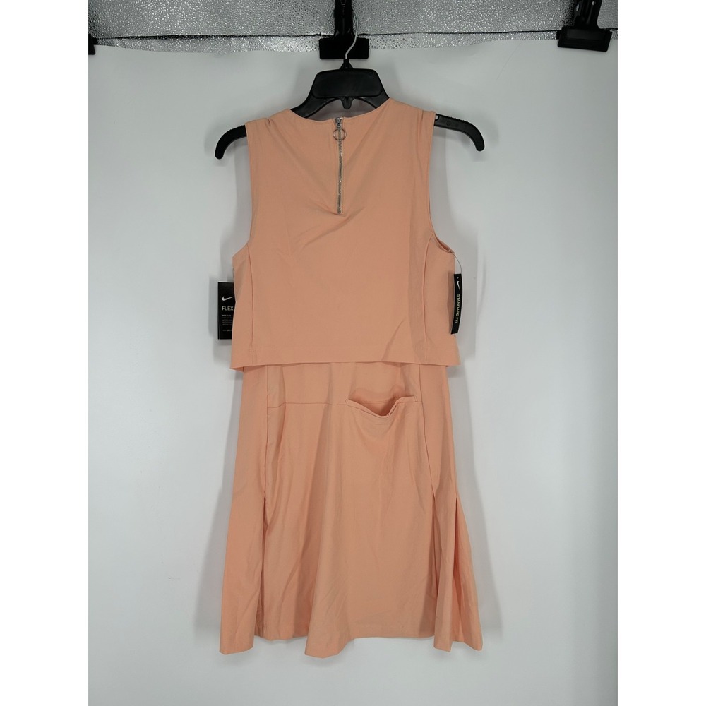 Nike Golf Flex Ace Dress Womens XS Coral Dri Fit Sleeveless Tennis CI9806-885 - Picture 2 of 14